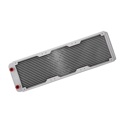 .›Aluminum Heat Sink Computer Water Cooling Liquid Heat Exchanger Whi G - Picture 2 of 22