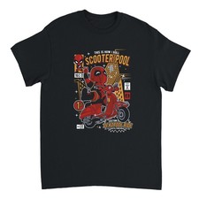 Camiseta Deadpool Retro Cómic Funk Pop Gráfico Marvel Camiseta