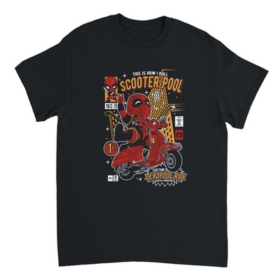 Deadpool Retro Comic Tee Funk Pop Graphic Marvel T Shirt