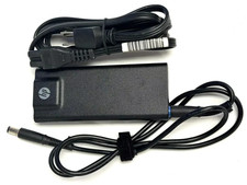 OEM HP EliteBook 8530W 8540P 8540 90W AC Travel Adapter Charger 7.4mm HSTNN-DA22