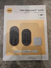 Yale Approach Smart Lock Wi-Fi Bluetooth Deadbolt Keypad Black