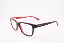 NEW RAY-BAN JUNIOR JR RB 1536 3573 BLACK RED AUTHENTIC EYEGLASSES 48-16