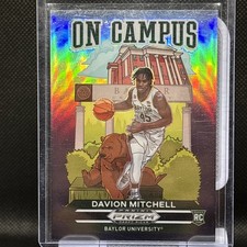 2021 Panini Prizm Draft Picks Davion Mitchell #10 Baylor Bears On Campus Rookie