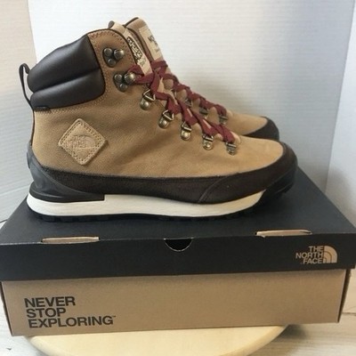 THE NORTH FACE BACK-TO-BERKELEY IV LEATHER WATERPROOF BOOTS MEN'S 8.5 New!