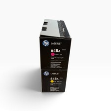 HP 648A CE262A CE263A Yellow  Magenta Toner Cartridge Set of 2