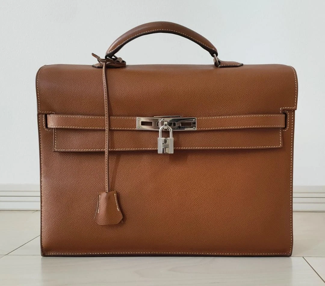 Hermes Kelly Depeche 34 Couchevel Business Bag | eBay