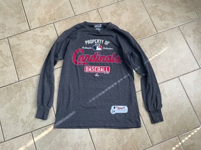 Majestic Authentic CARDINAL's Baseball LS Tee Shirt, Size S