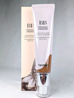 Heimish BB Moringa Ceramide Cream SPF 30 PA++ 31N Deep Korean Tinted Moisturizer