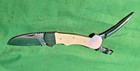 Vintage Myerchin Marlin Spike Seki Japan White Sailor Rigging Folding Knife — photo 4