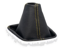 SCHALTMANSCHETTE FUR OPEL ASTRA K 2015-2021 SCHALTSACK ECHTELEDER NAHT GELB