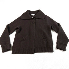Pendleton Petites M Wool Blazer Jacket Brown 2-Button Front Pockets NWT