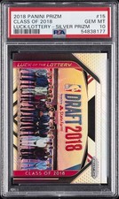 2018 PANINI PRIZM LUCK OF THE LOTTERY SILVER PRIZM #15 CLASS OF 2018 PSA 10