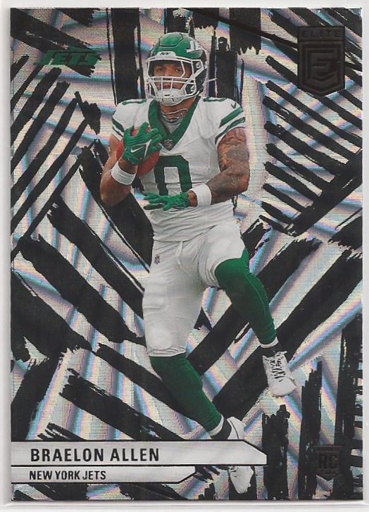 2024 Donruss Elite Braelon Allen Razzle Dazzle Card SSP Jets Case Hit