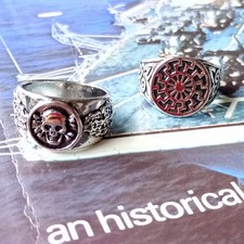 2 Lots The cultural significance of ww2 German silver Rings reflect Eras history