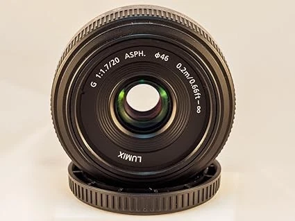 中古美品！Panasonic LUMIX G 20mm / F1.7 ASPH. Panasonic LUMIX G Series 20mm F1.7 Lens - H-H020AK