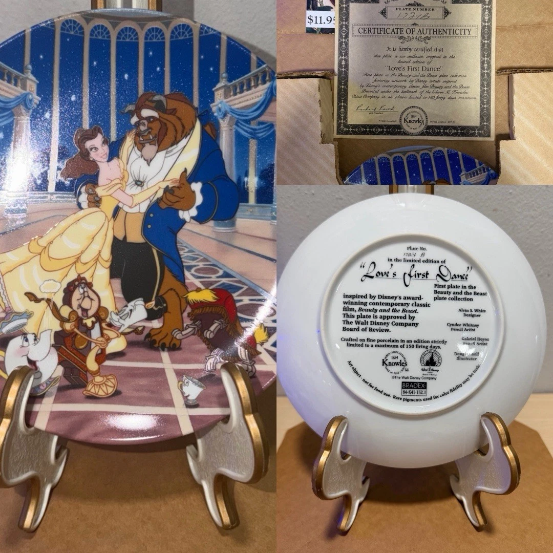 Beauty and the Beast Disney Plates (1968-Now) for sale | eBay