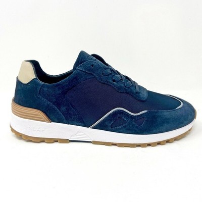 Clae Hayden Deep Navy Suede Mens Premium Casual Sneakers