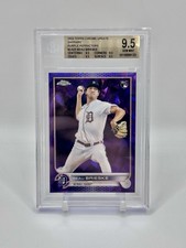 2022 Topps Chrome Update Sapphire Beau Brieske Purple Refractor /10 BGS 9.5