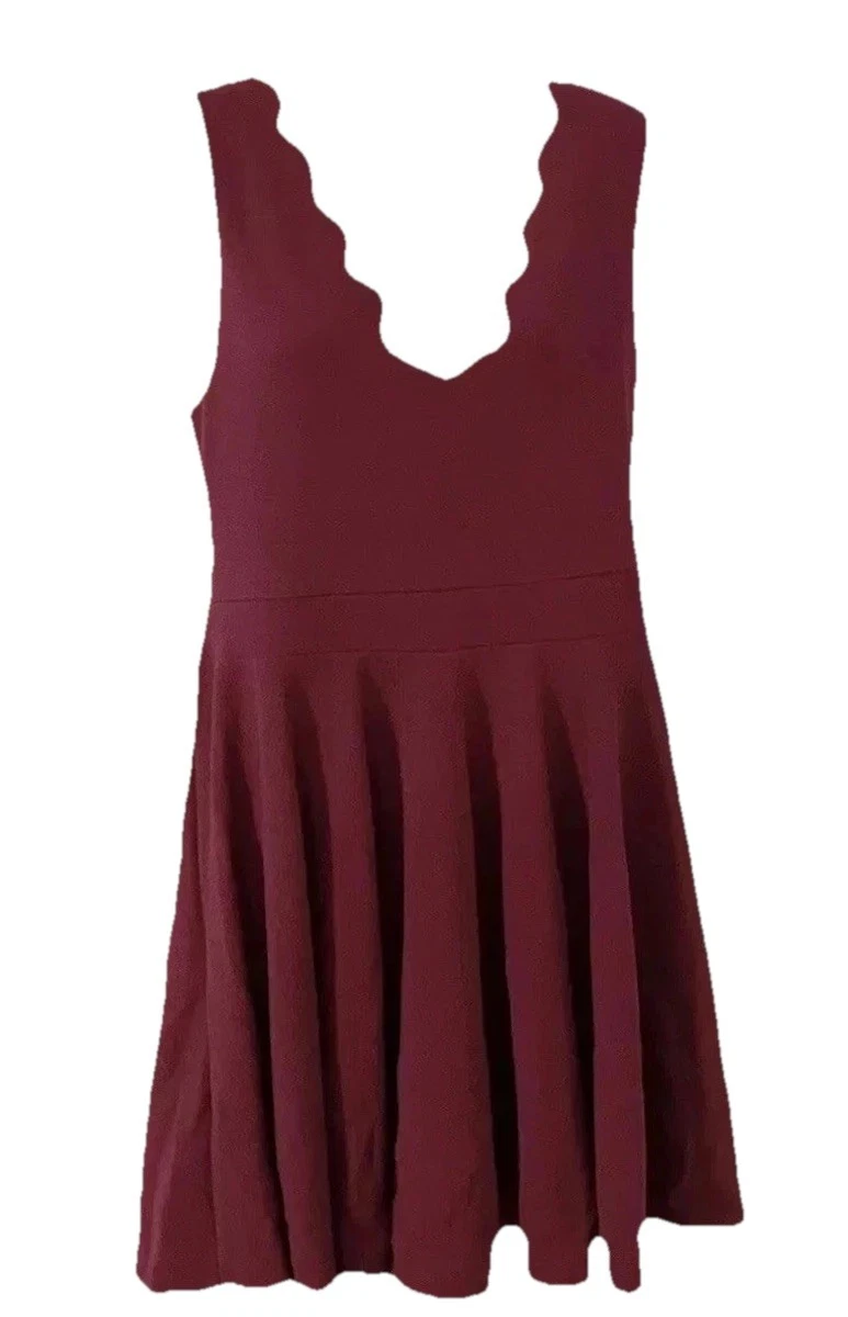 strapless open back dress Palasha Midi Dress in Satin Red