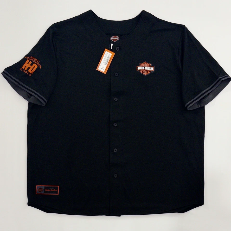 Camisa deportiva negra Harley-Davidson Barnett El Paso TX para hombre 2XL Foto 2 de 4