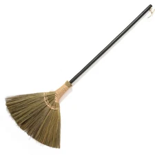 Vietnamese Broom 46.46inch Length - Brooms for Sweeping Indoor Outdoor - Blac...