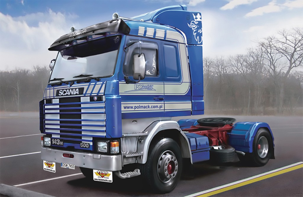 Italeri 1:24 SCANIA 143M TOPLINE 4x2 Plastic Model Kit