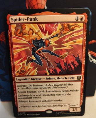 Magic The Gathering Spider-Punk Marvels Spider-Man/R0092