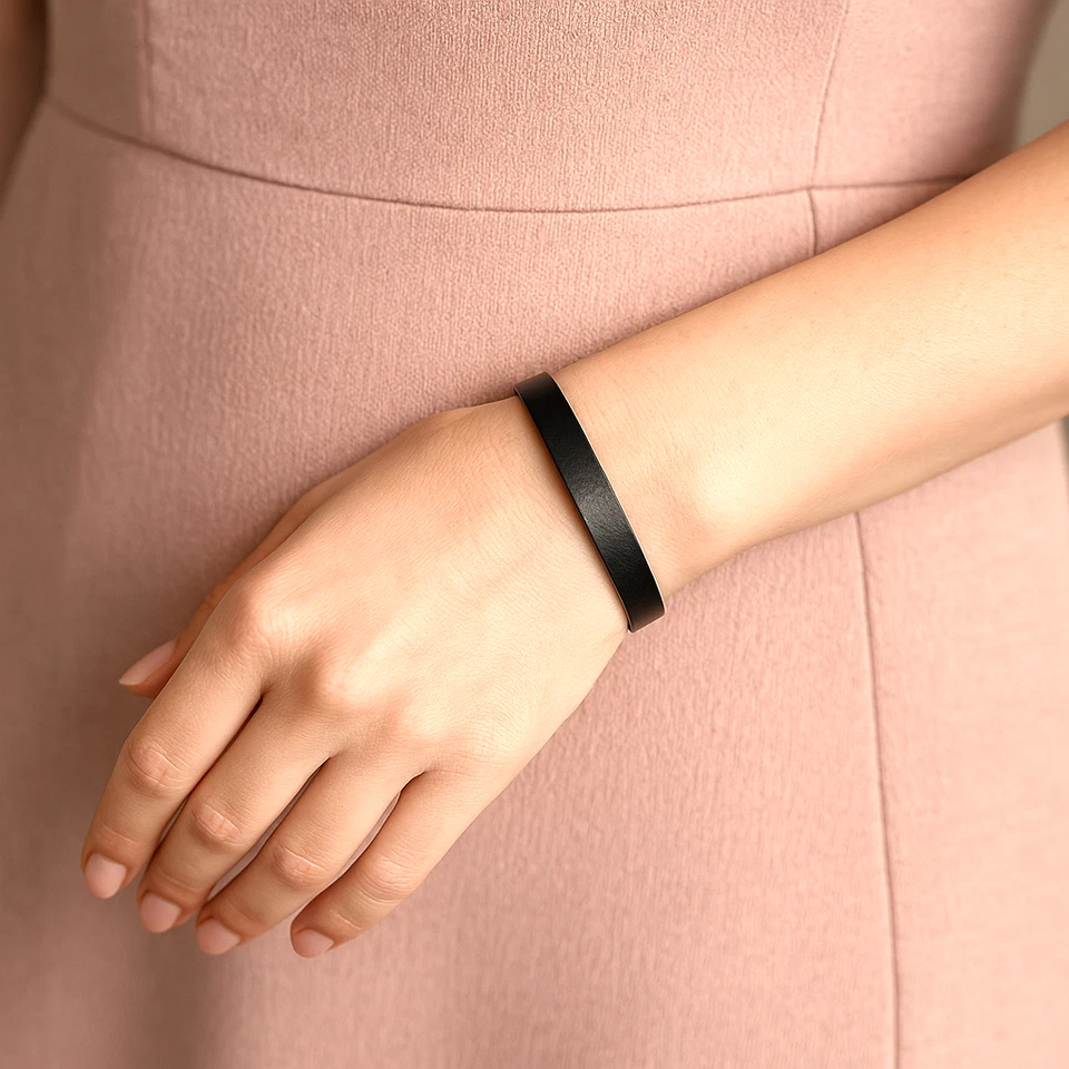 Pulseira de couro personalizada para homens, gravada personalizada, joias masculinas, para ele - Imagem 4 de 4