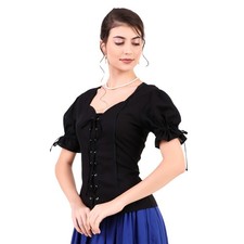 Sweetheart Medieval Renaissance Pirate Costume Blouse Shirt-C1675