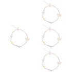 4 pièces lanière de téléphone multifonction belle chaîne de téléphone téléphone perles suspendues chaîne