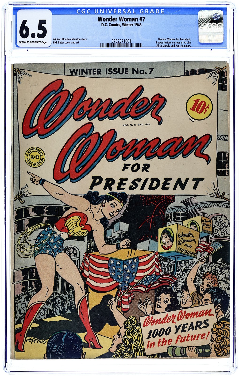 Wonder Woman #7 CGC 6.5 1943 3752371001