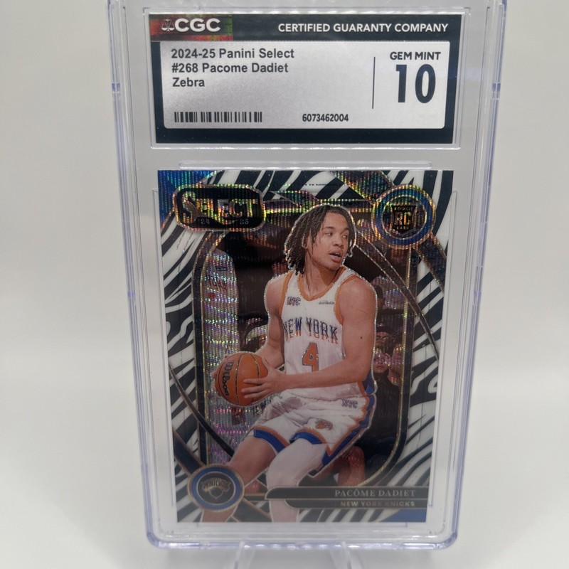 2024-25 Panini Select - Concourse Pacome Dadiet #99 Zebra Prizm (RC)
