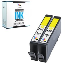 2-Pack Replacement Yellow 923e Ink Cartridges for HP OfficeJet Pro 8138e, 8139e