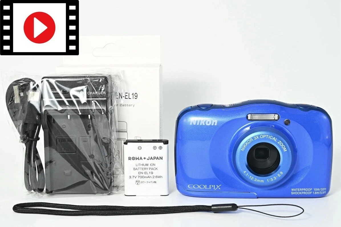 Preços baixos em Câmeras digitais Nikon Coolpix W100 Impermeável