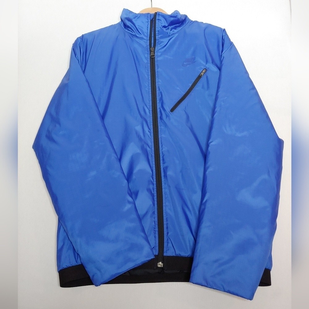 SACAI X NIKE Nike Vintage Blu Nero Piumino Imbottito Bomber Light Puffer Jacket M 8 10 Campione 06