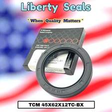 TCM NBR/Carbon Steel Oil Seal TC Type,  TCM 45X62X12TC-BX  BY LIBERTY SEALS INC.