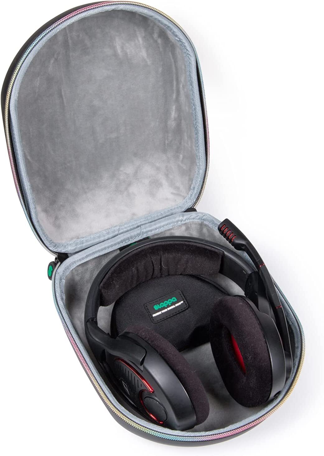 Slappa Gaming Headphone Case with Reinforced Carry Handle & RGB Styled Zipper