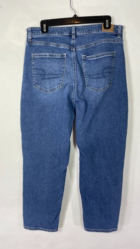 Jean vaquero elástico American Eagle Mom Comfort para mujer talla 12. - Imagen 12 de 16