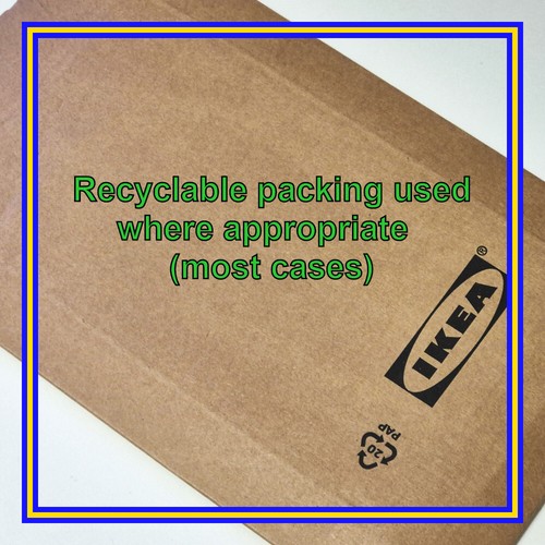 191315 x 4 Spilla di supporto in plastica IKEA nera - Foto 4 di 5