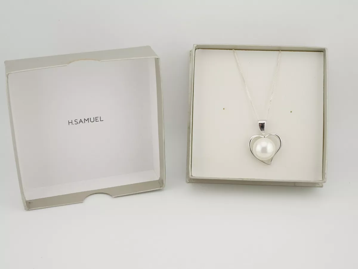 Teardrop Freshwater Cultured Pearl Pendant and Earring Set in Sterling  Silver (20 in) | Shane Co.