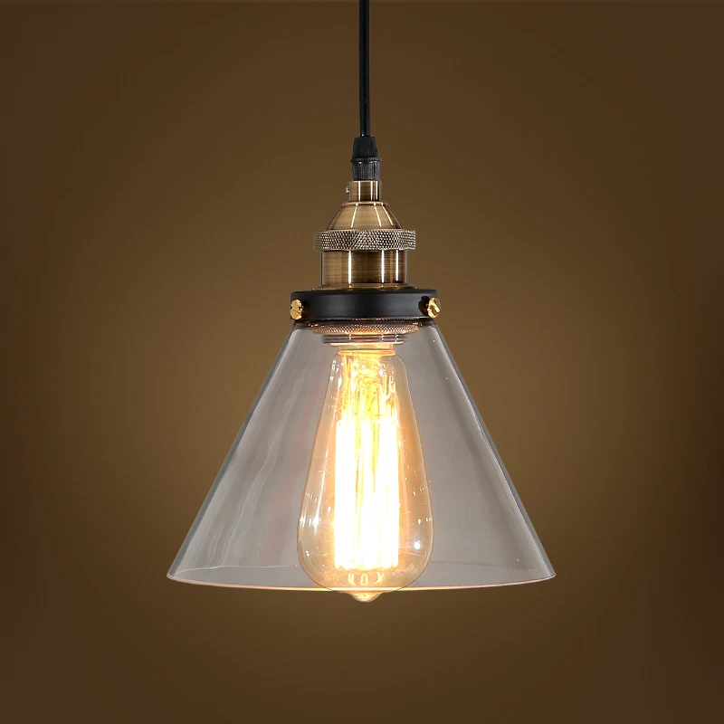 3X Kitchen Lamp Bar Ceiling Light Glass Pendant Lights Hotel Chandelier Lighting - Image 3 of 4