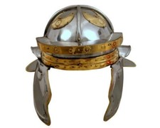 Medieval Roman Gallic Centurion Roman Armor Helmet Cosplay Costume With Stand