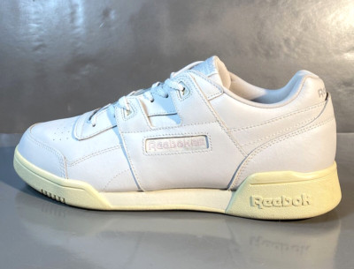 Reebok Womens Size 11 Shoes Classic Workout Lo Plus Leather Training Sneakers