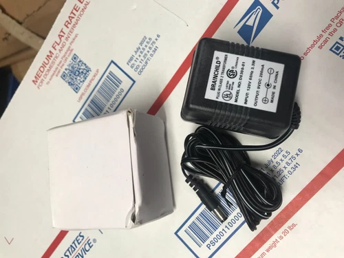 AC Adapter Brainchild Model D6300-01 D630001 Class 2 Transformer Power