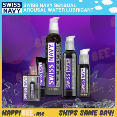 Swiss Navy Sensual Arousal Gel Water Lubricant Couples Tingling Sensation Lube