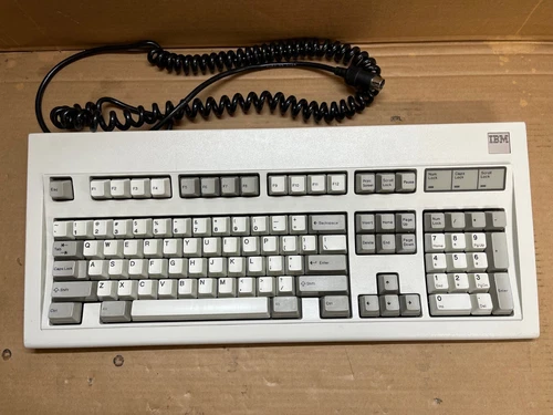 IBM Silver Label (Square) Keyboard, PN1390131,Model M, Clicky keys, Free Ship