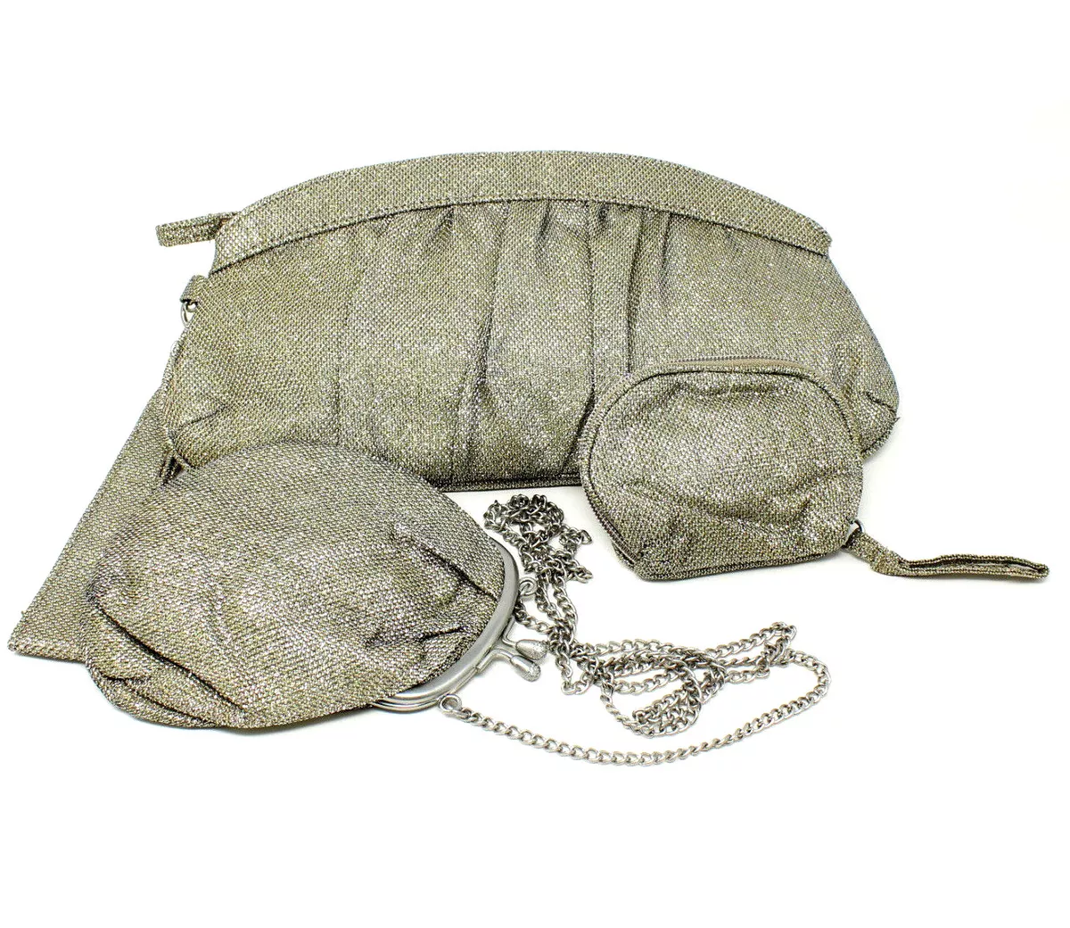 Pewter clutch hotsell bag