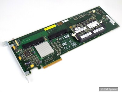 HP 411508-B21 Smart Array E200/128 BBWC 2-Ports Int PCIe x4 SAS Controller, NEW
