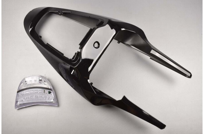 Carénage arrière noir CBR 954RR avec feu transparent pour Honda 2002-2003