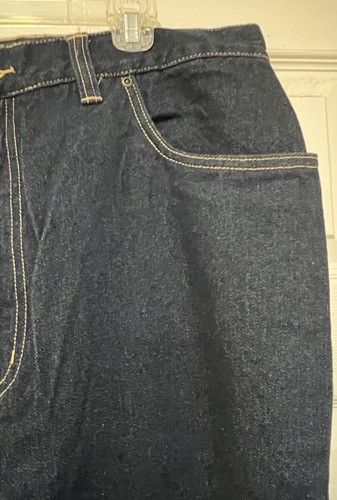 NWOT Harbor Bay Sz 38x38 Blue Denim Loose Fit Straight Leg Casual 5 Pocket Jeans - Picture 3 of 14
